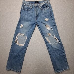 Aeropostale Jeans Womens Size 6R Low Rise Skater  33x31 Distressed Faded